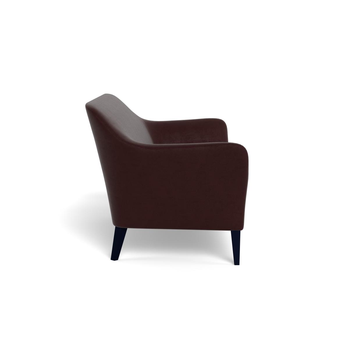 Heal's Wallis 3 Seater Sofa Smart Luxe Velvet Acorn Natural Oak Feet – image 4