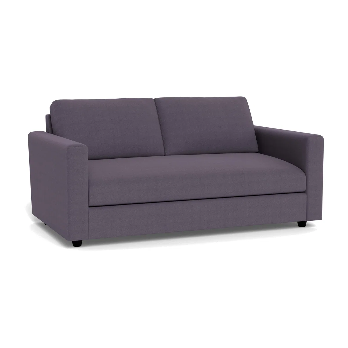 Heal's Nimbus 3 Seater Sofa Linen Shadow Black Feet – image 1