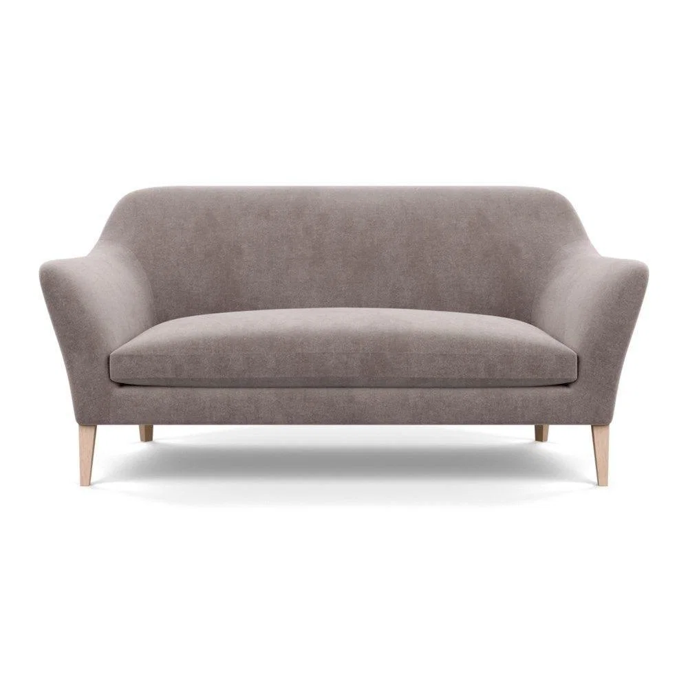 Heal's Wallis 3 Seater Sofa Broad Weave Lagoon Walnut Feet – image 41