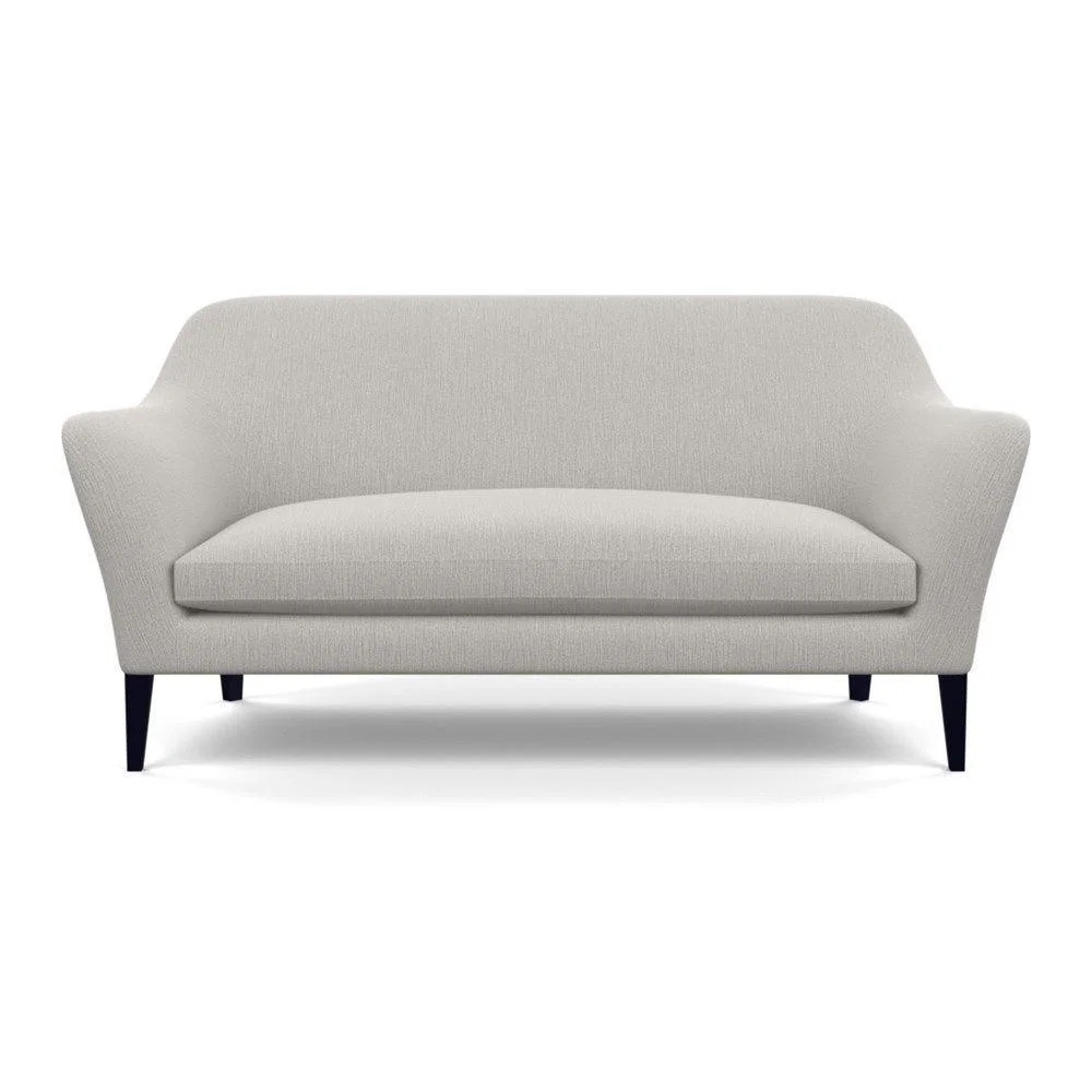 Heal's Wallis 3 Seater Sofa Broad Weave Lagoon Walnut Feet – image 53