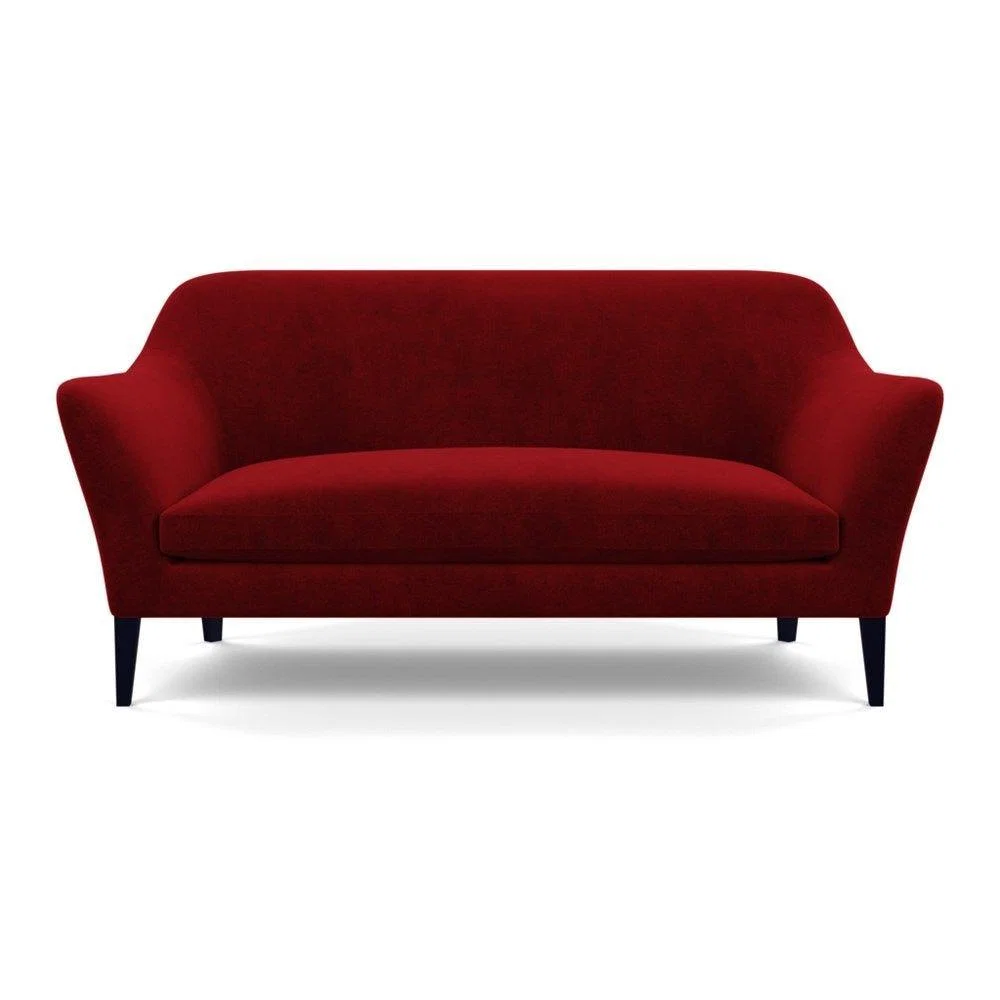 Heal's Wallis 3 Seater Sofa Broad Weave Lagoon Walnut Feet – image 56