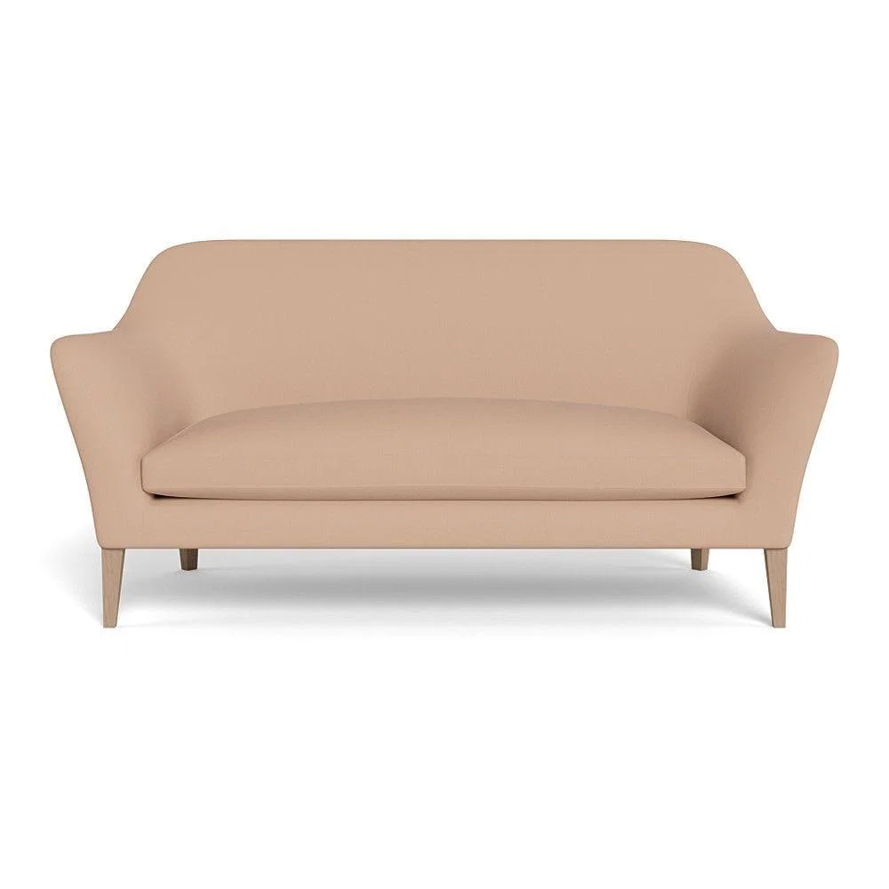 Heal's Wallis 3 Seater Sofa Broad Weave Lagoon Walnut Feet – image 57