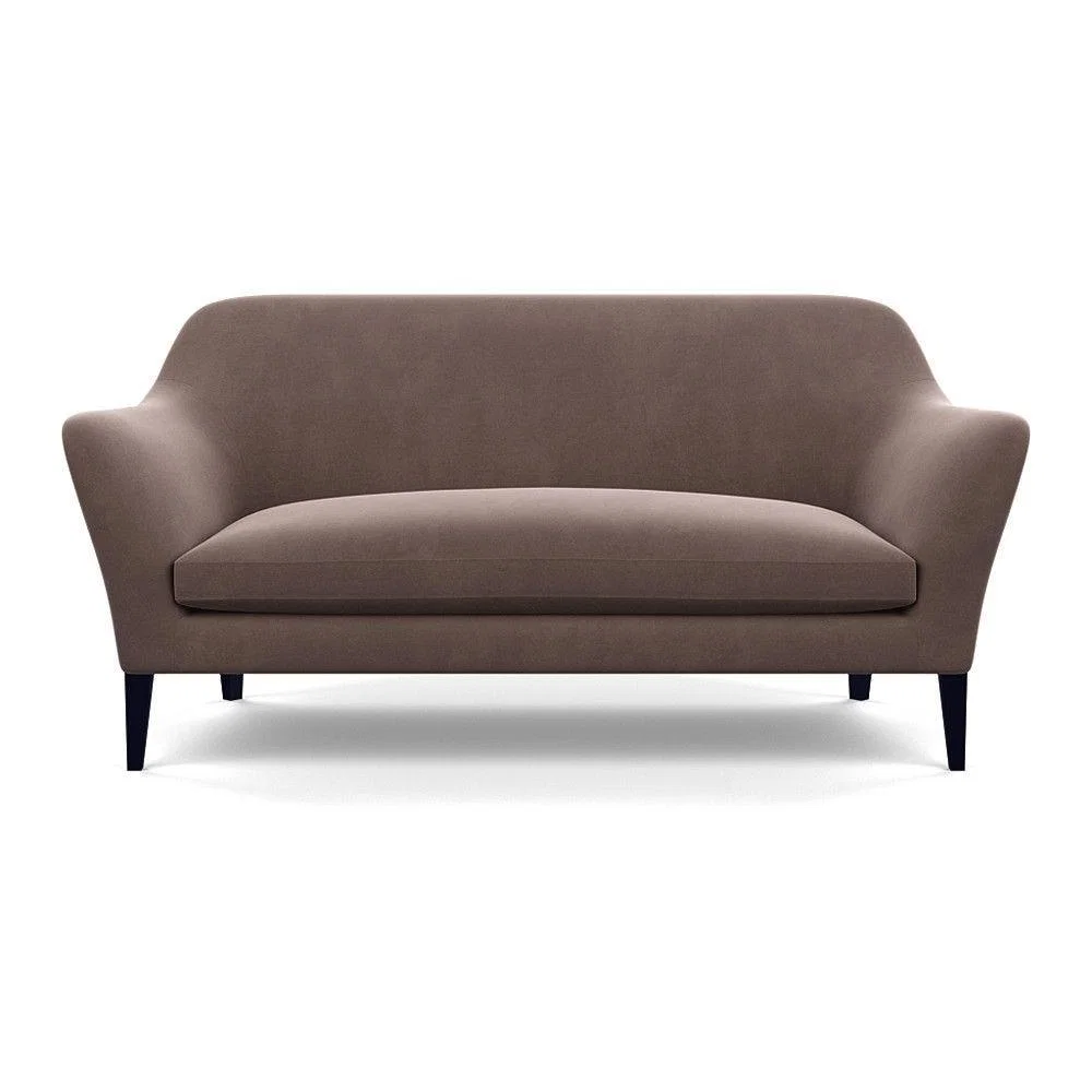 Heal's Wallis 3 Seater Sofa Broad Weave Lagoon Walnut Feet – image 73