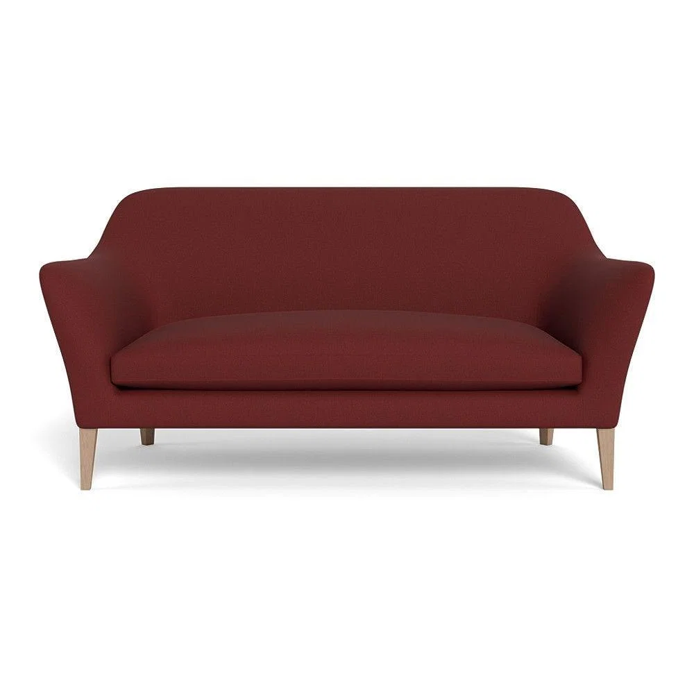 Heal's Wallis 3 Seater Sofa Broad Weave Lagoon Walnut Feet – image 81