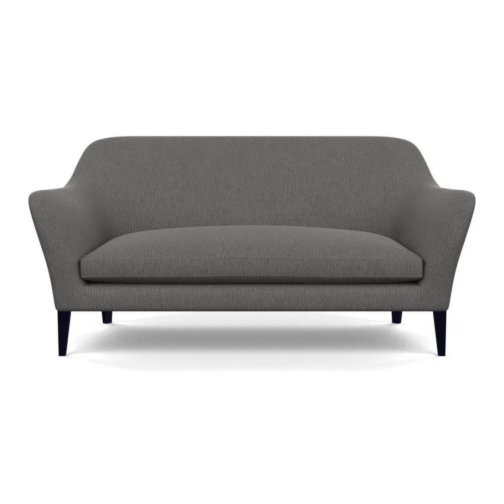 Heal's Wallis 3 Seater Sofa Broad Weave Lagoon Walnut Feet – image 85