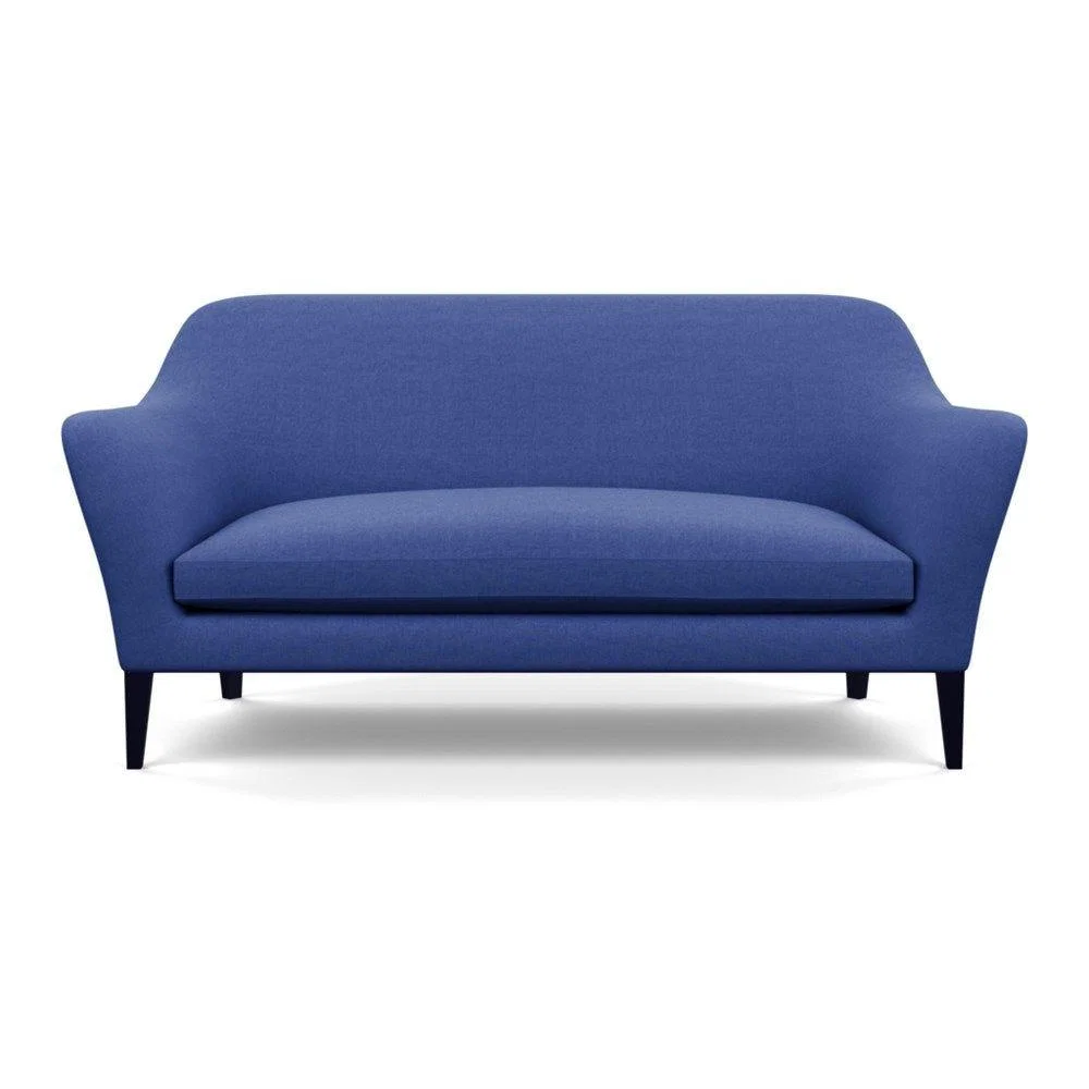 Heal's Wallis 3 Seater Sofa Broad Weave Lagoon Walnut Feet – image 93