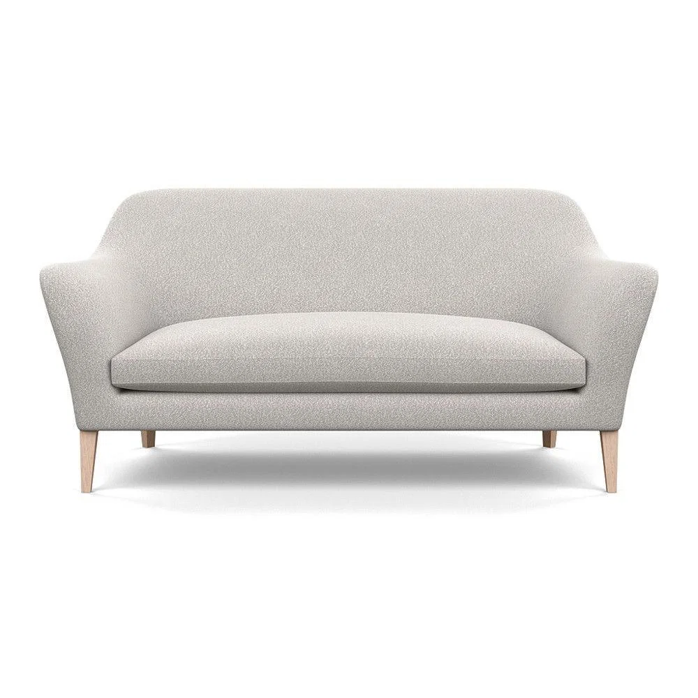 Heal's Wallis 3 Seater Sofa Broad Weave Lagoon Walnut Feet – image 99
