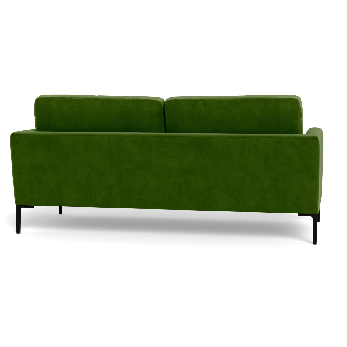 Heal's Eton 3 Seater Sofa Smart Luxe Velvet Grass Brass Feet – image 6