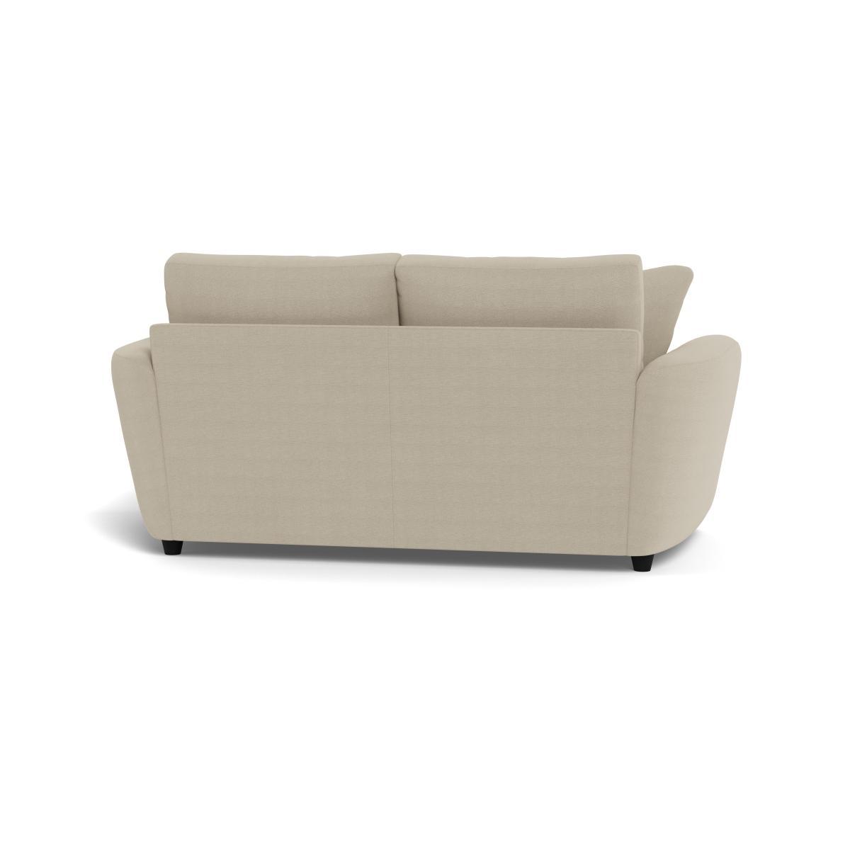 Heal's Snooze 3 Seater Sofa Linen Hessian Black Feet - Heal's UK Furniture – image 5