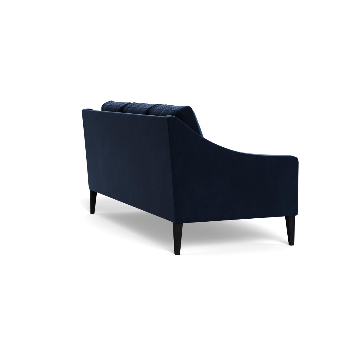 Heal's Richmond 3 Seater Sofa Smart Velvet Dusk Black Feet – image 5