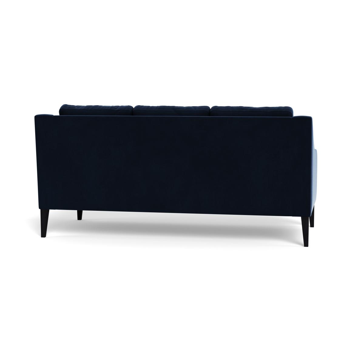 Heal's Richmond 3 Seater Sofa Smart Velvet Dusk Black Feet – image 6