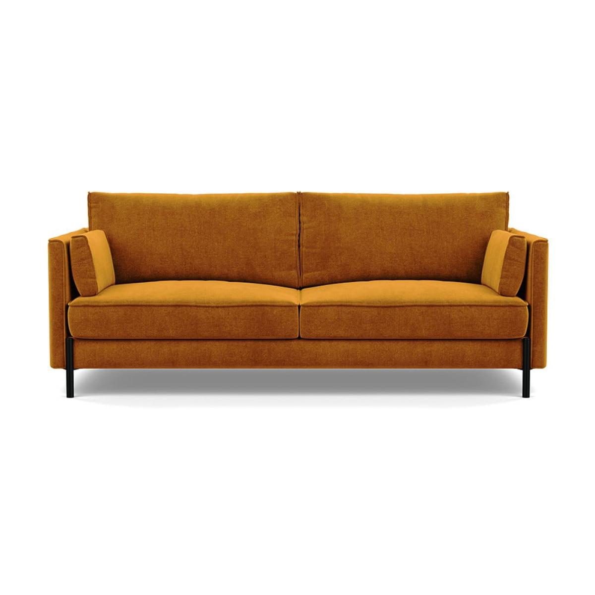Heal's Tortona 3 Seater Sofa Smart Luxe Velvet Cognac – image 2