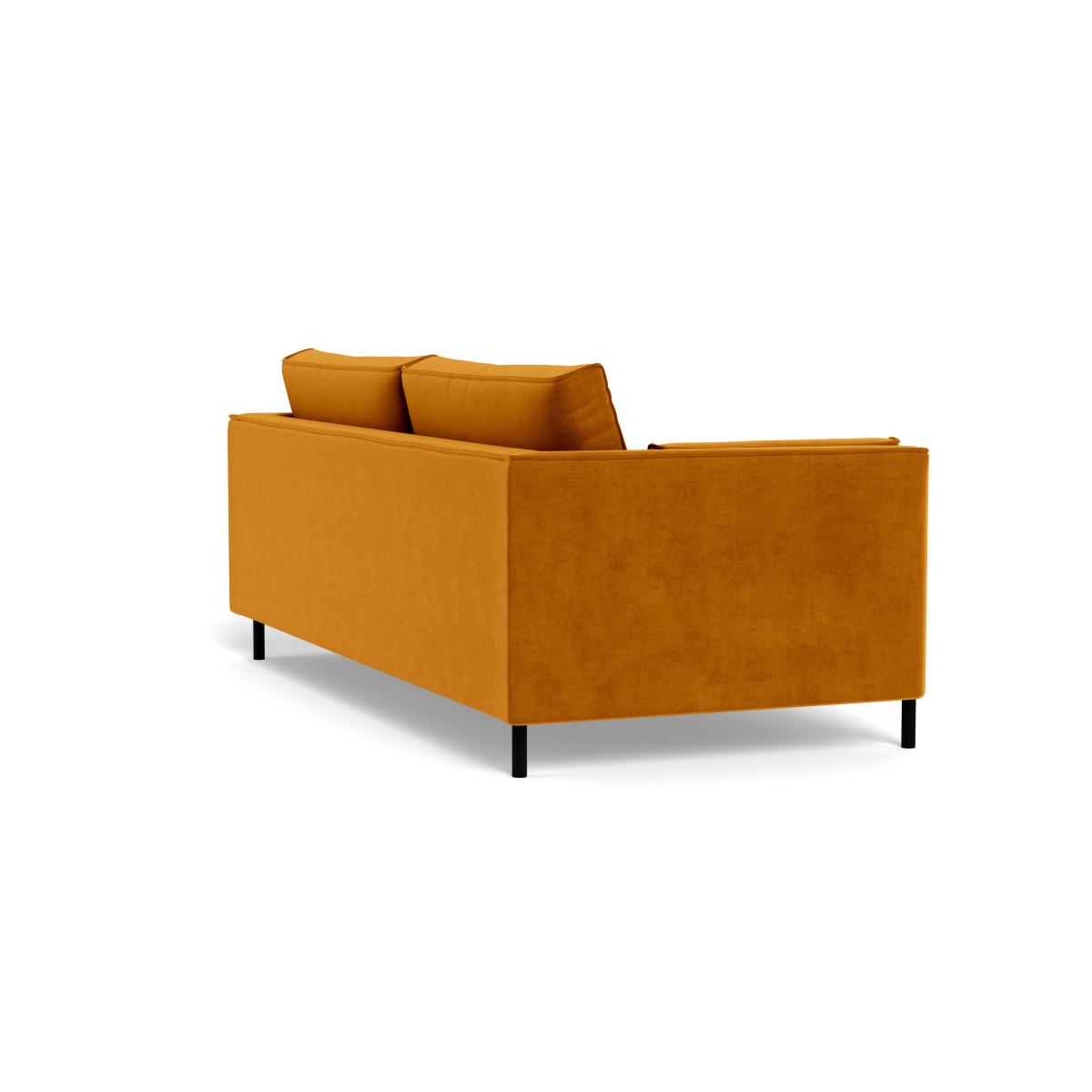 Heal's Tortona 3 Seater Sofa Smart Luxe Velvet Cognac – image 5