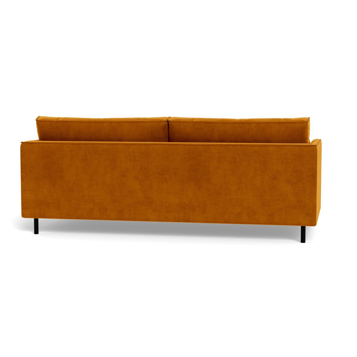 Heal's Tortona 3 Seater Sofa Smart Luxe Velvet Cognac – image 6