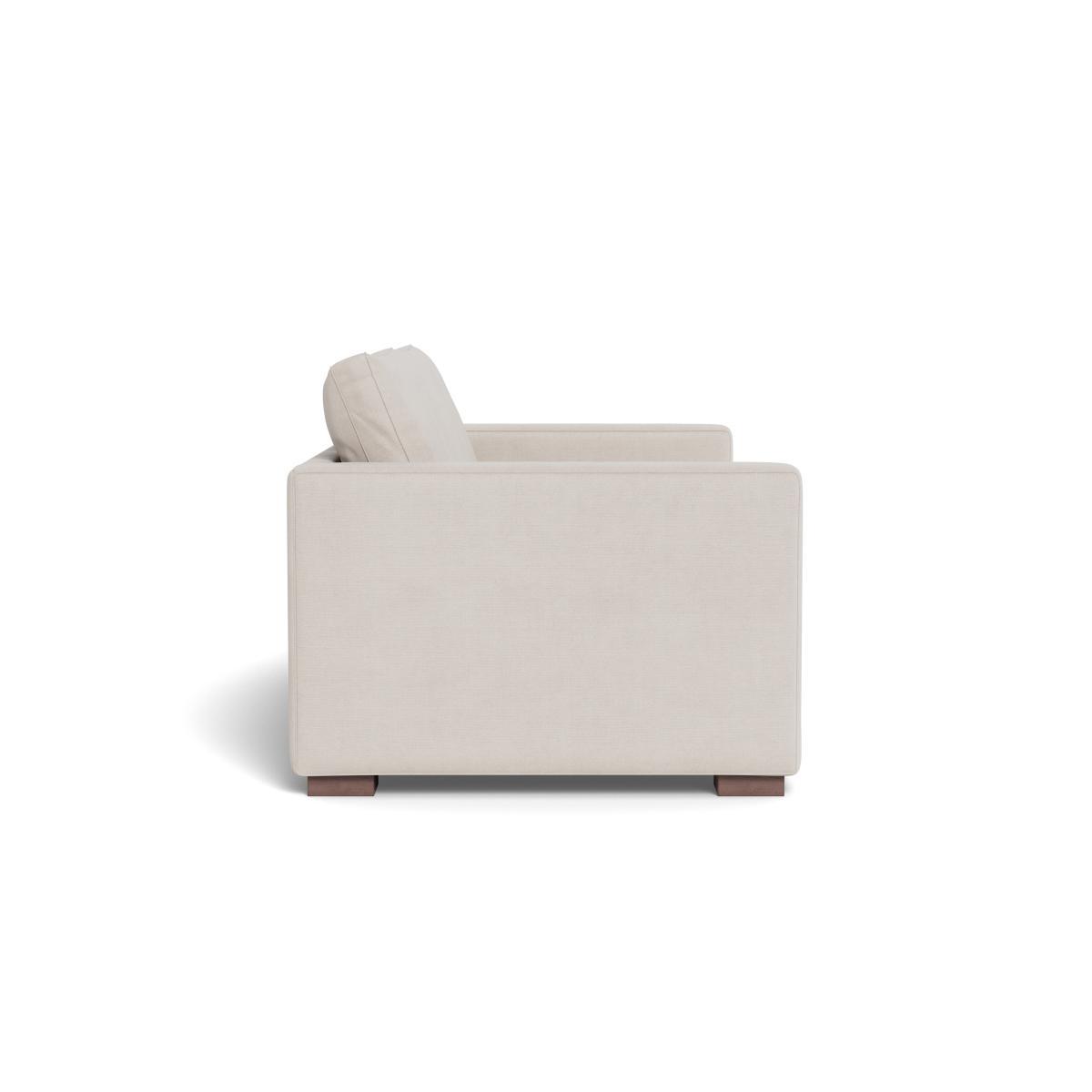 Heal's Palermo 3 Seater Sofa Siena Cotton Natural Brass/Walnut Feet - Heal's UK Furniture – image 3