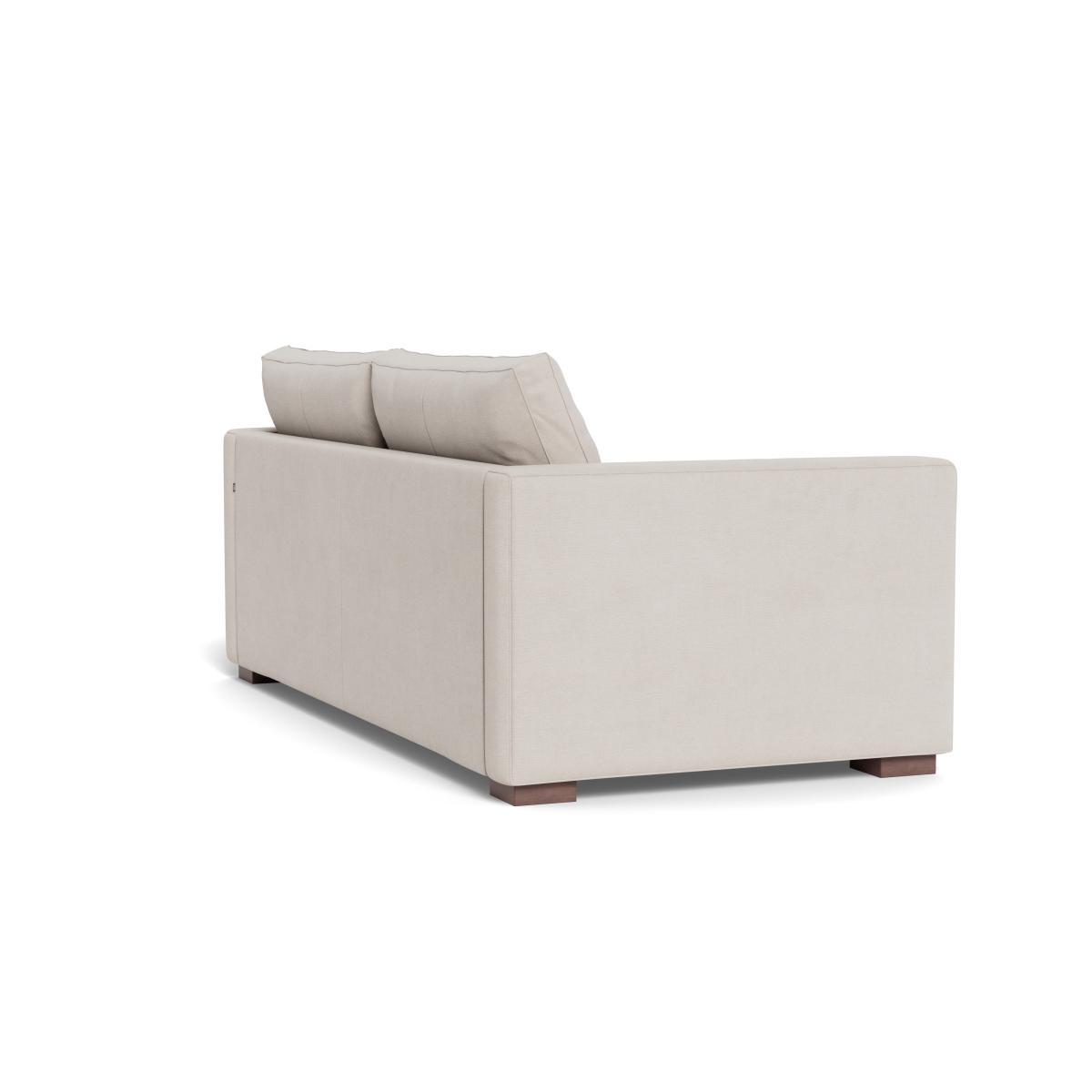 Heal's Palermo 3 Seater Sofa Siena Cotton Natural Brass/Walnut Feet - Heal's UK Furniture – image 4