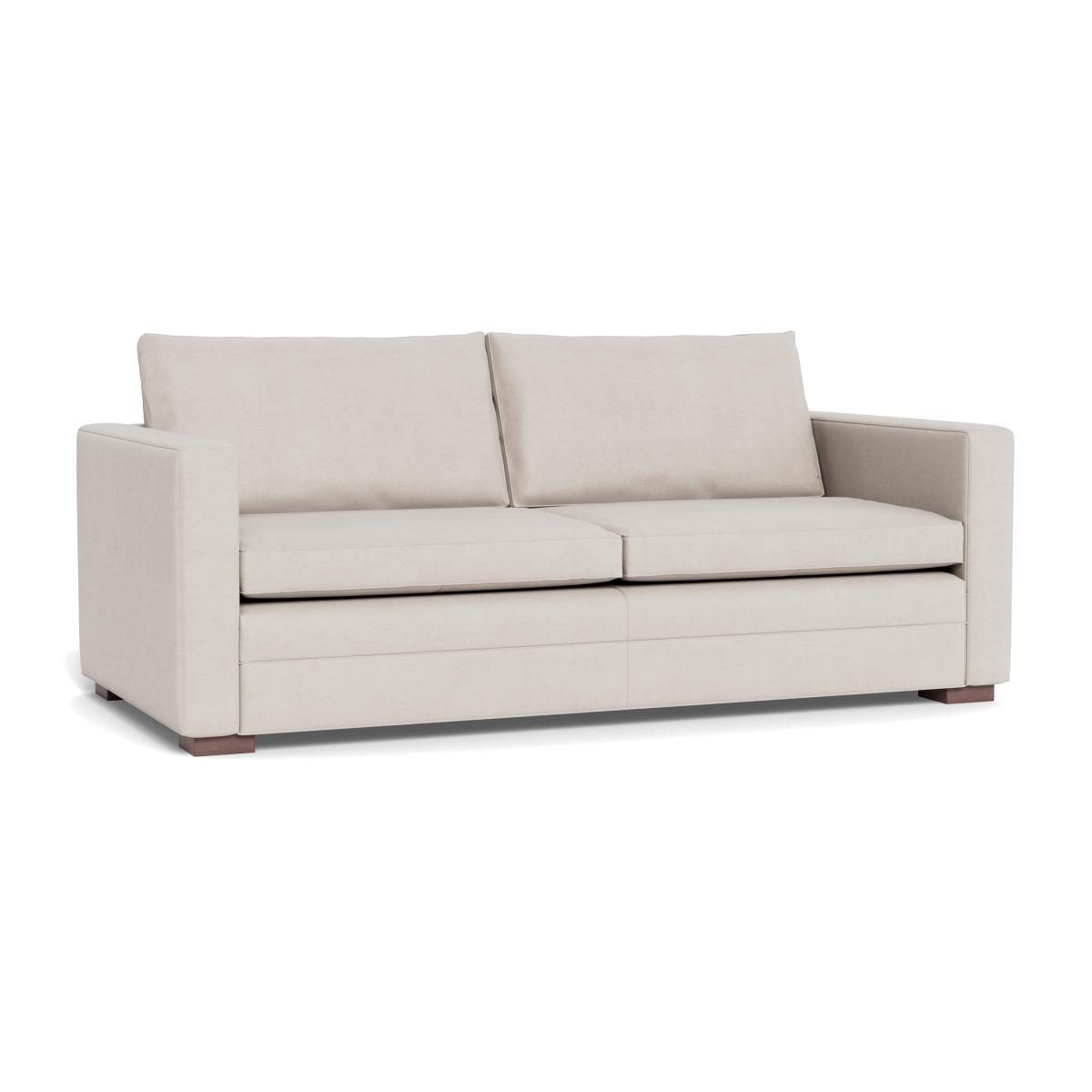 Heal's Palermo 3 Seater Sofa Siena Cotton Natural Brass/Walnut Feet - Heal's UK Furniture – image 1