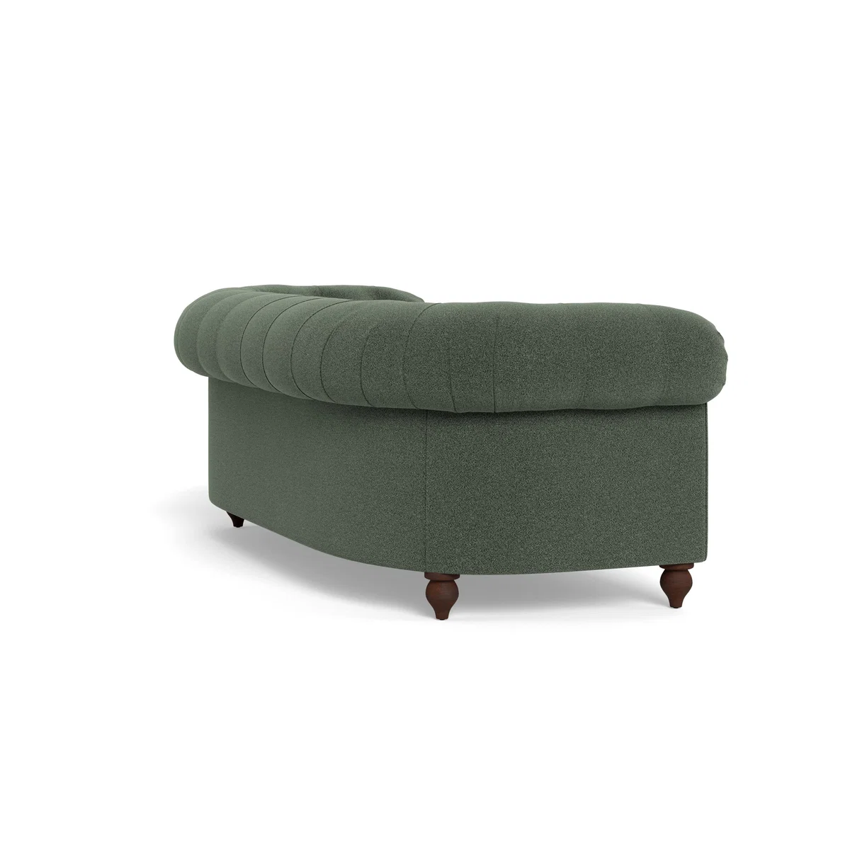 Heal's Fitzrovia 3 Seater Sofa Boucle Fern Black Painted Feet – image 4