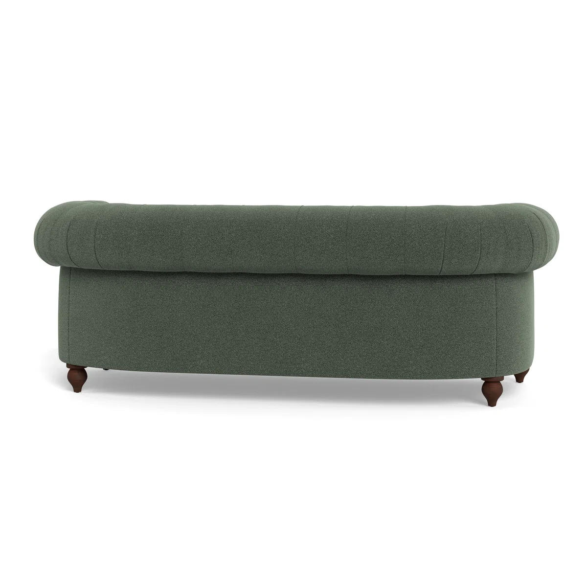 Heal's Fitzrovia 3 Seater Sofa Boucle Fern Black Painted Feet – image 5