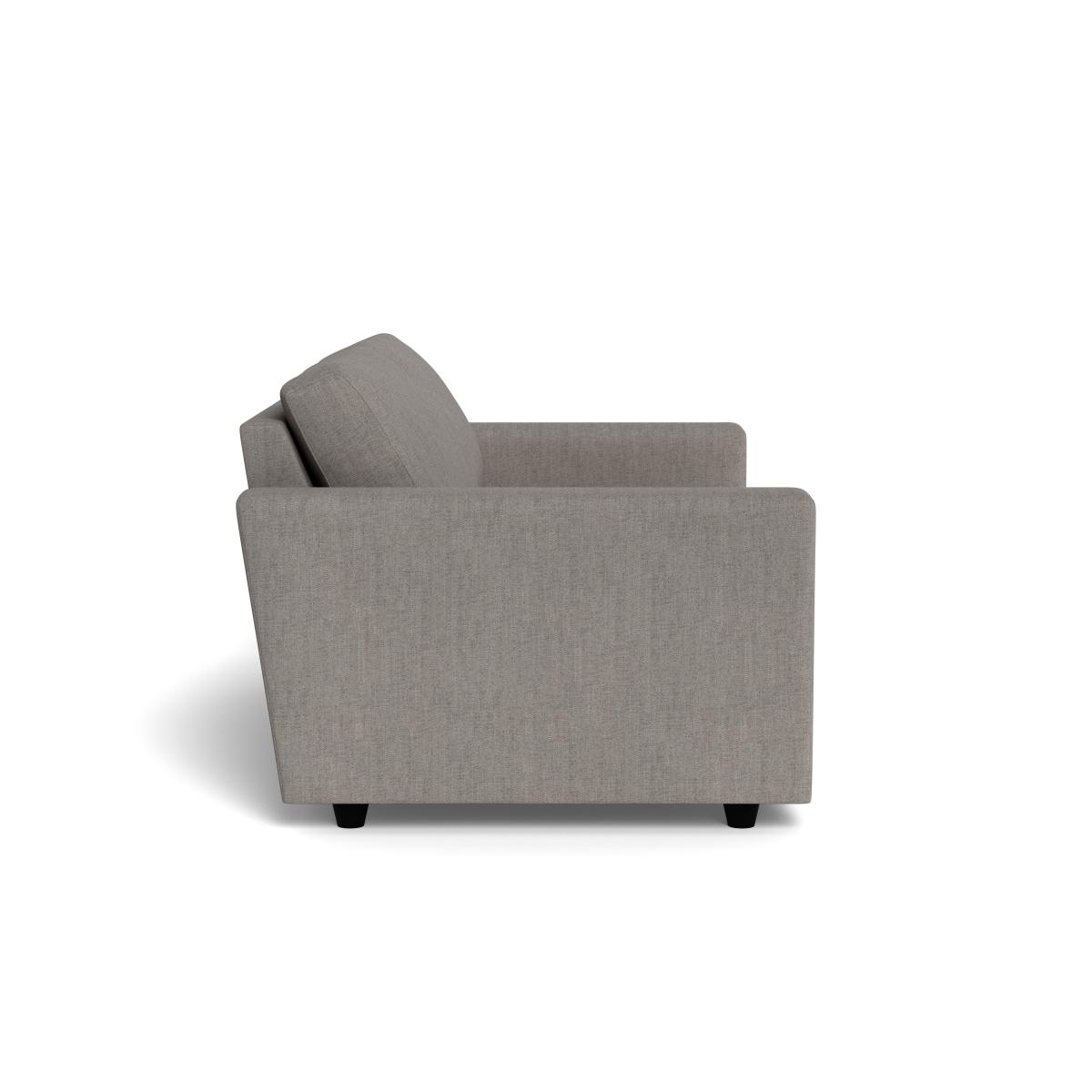 Heal's Nimbus 3 Seater Sofa Broadweave Pebble Black Feet – image 2