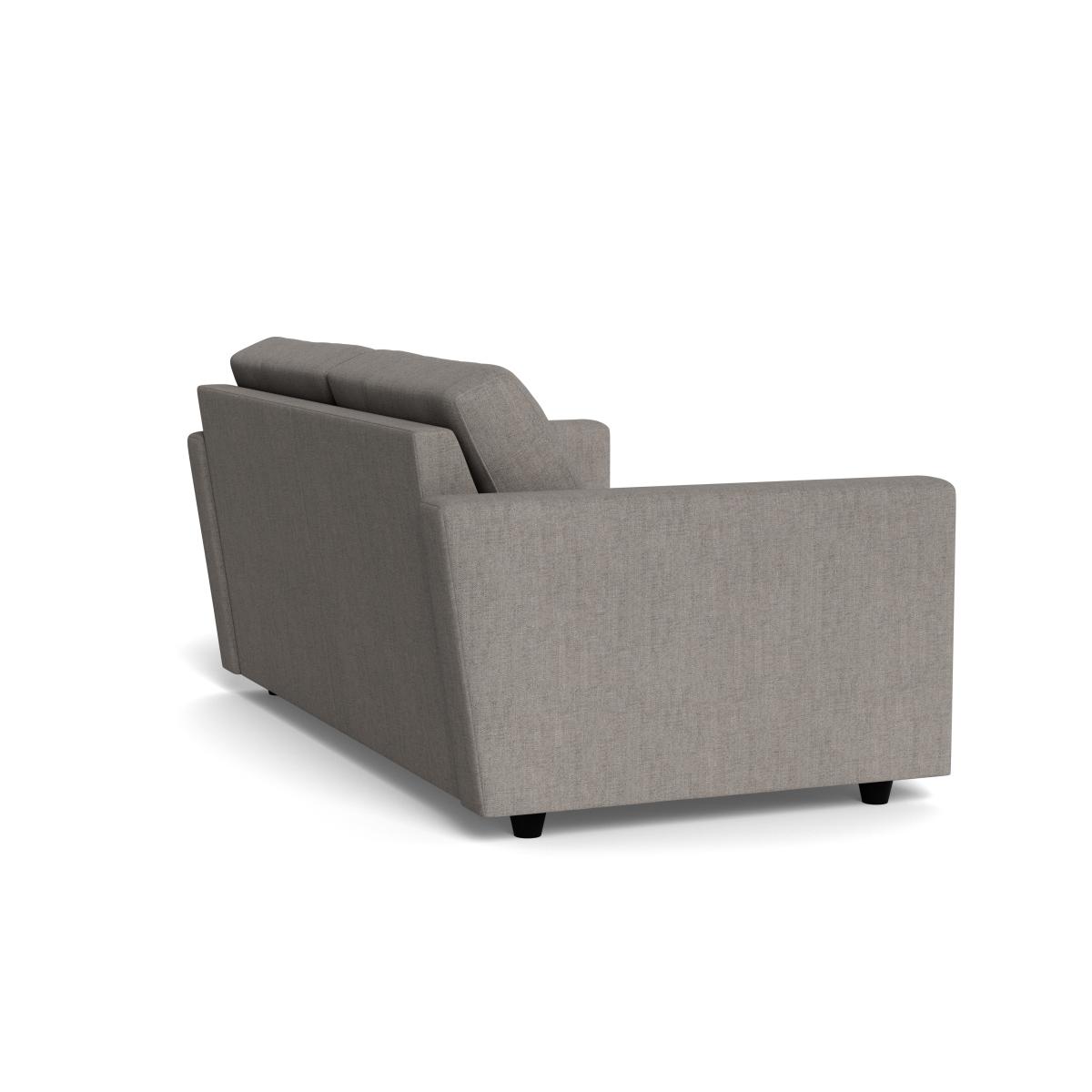 Heal's Nimbus 3 Seater Sofa Broadweave Pebble Black Feet – image 3