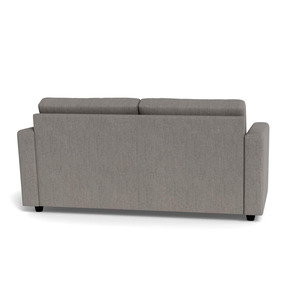 Heal's Nimbus 3 Seater Sofa Broadweave Pebble Black Feet – image 4