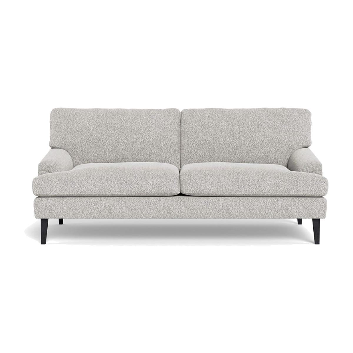 Heal's Stanton 3 Seater Sofa Chunky Boucle Ecru Black Feet