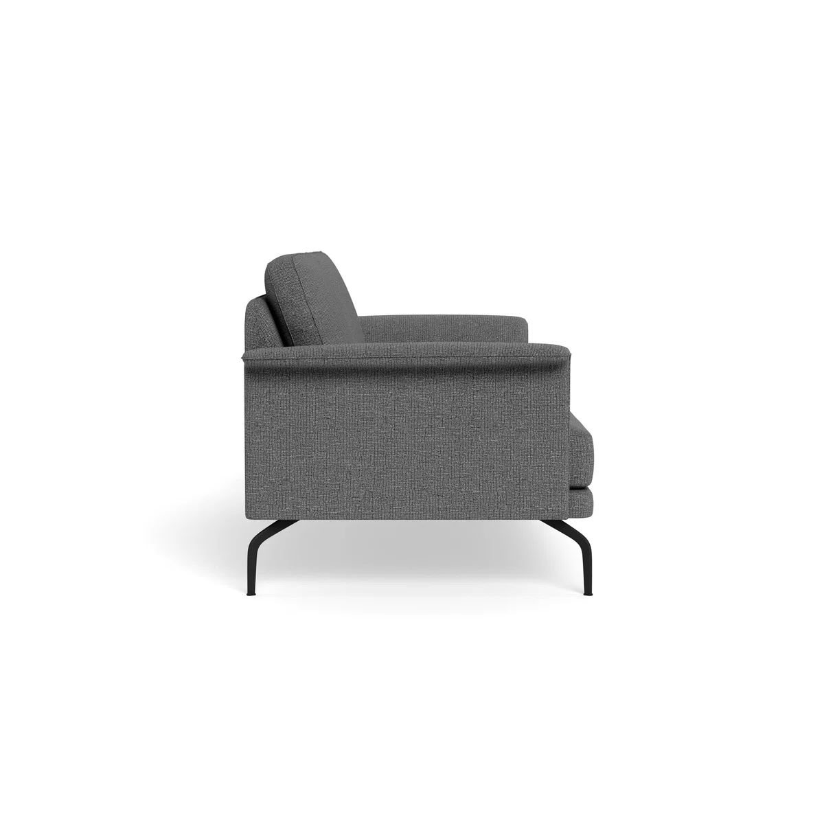Heal's Iver 3 Seater Sofa Tejo Recycled Noir Black Feet – image 4