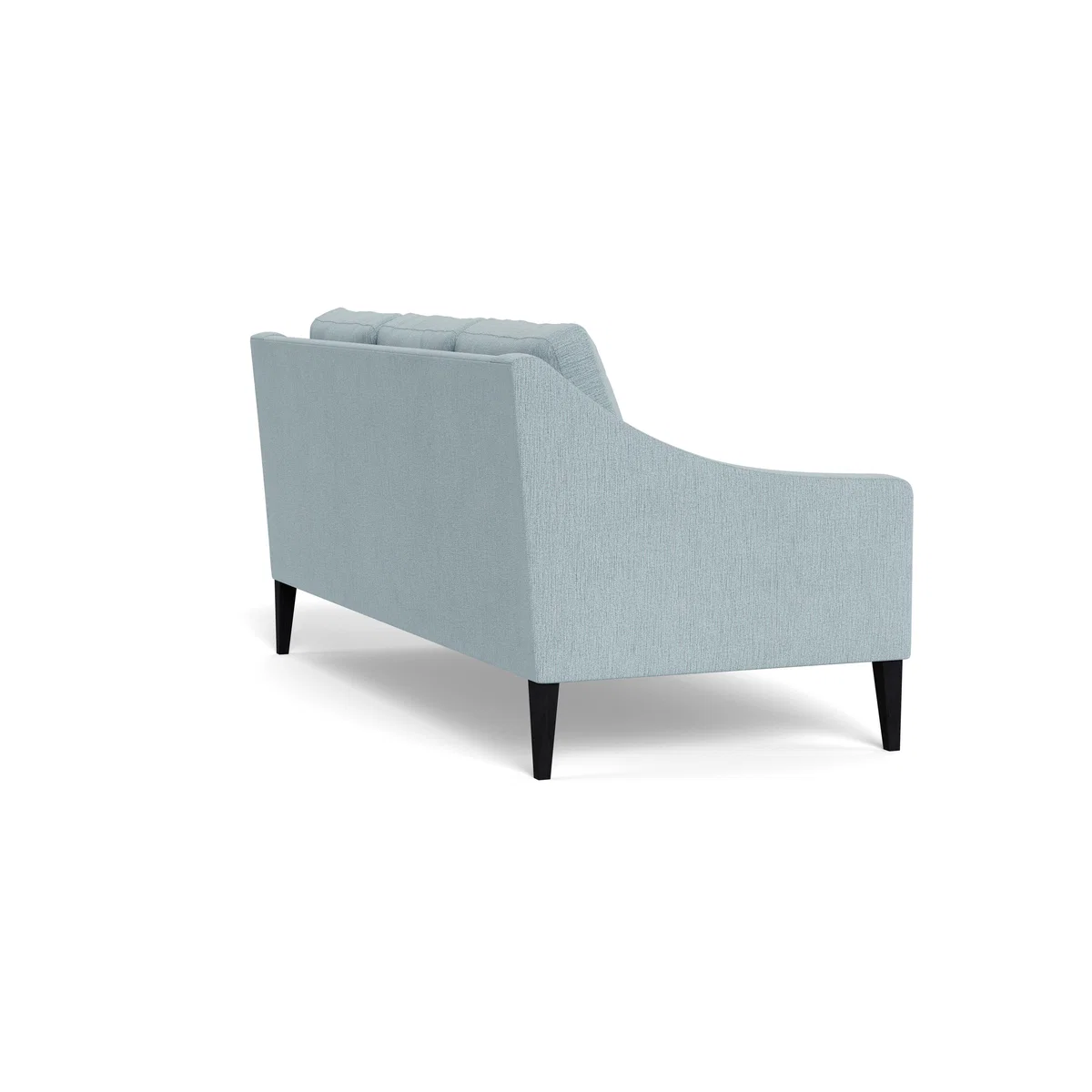 Heal's Richmond 3 Seater Sofa Smart Linen Mix Duck Egg Black Feet – image 5