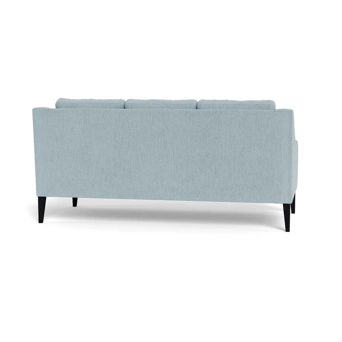 Heal's Richmond 3 Seater Sofa Smart Linen Mix Duck Egg Black Feet – image 6