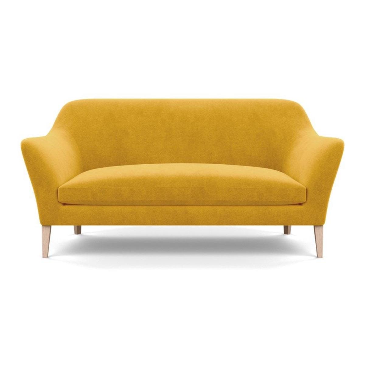 Heal's Wallis 3 Seater Sofa Smart Velvet Dusk Natural Oak Feet – image 38