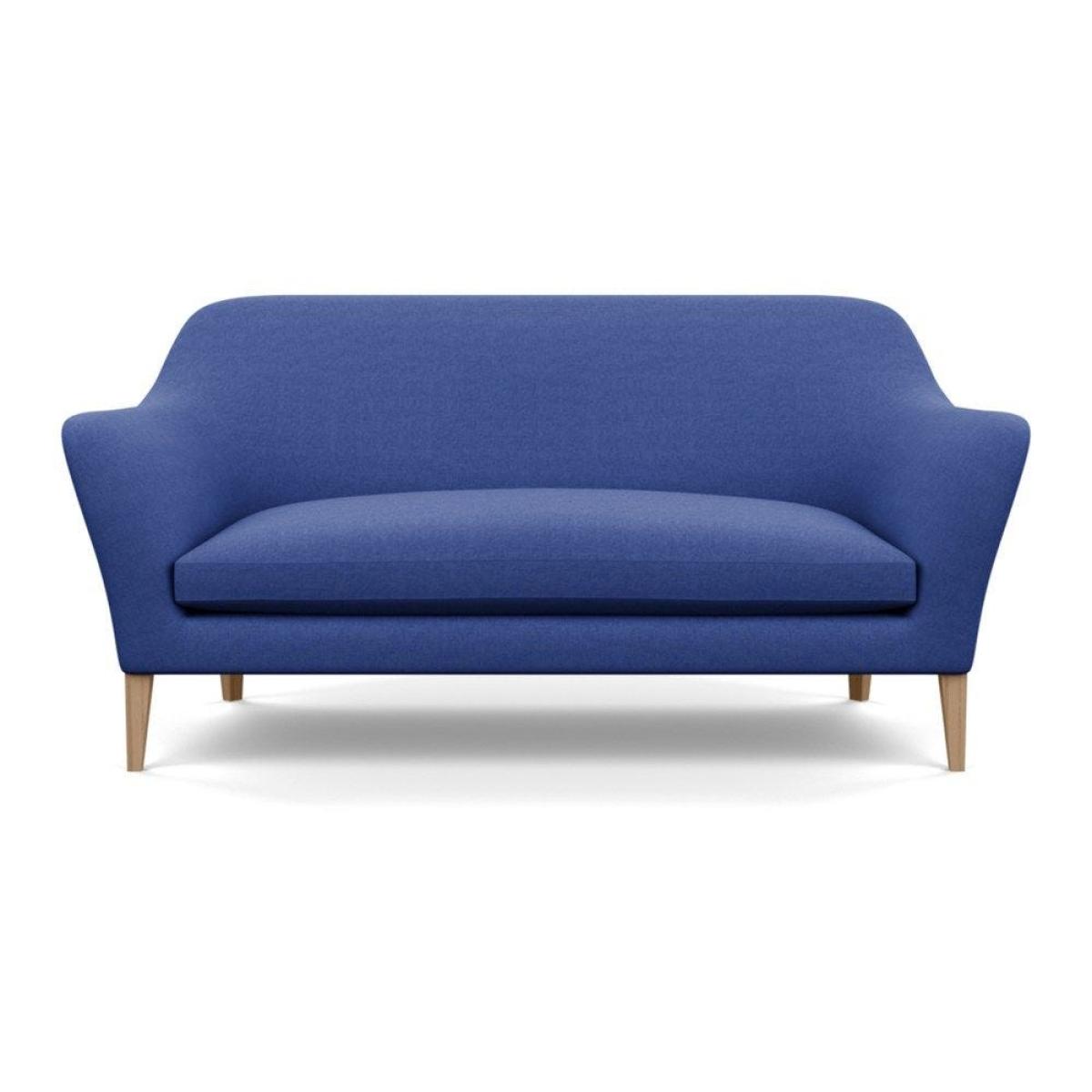 Heal's Wallis 3 Seater Sofa Smart Velvet Dusk Natural Oak Feet – image 5