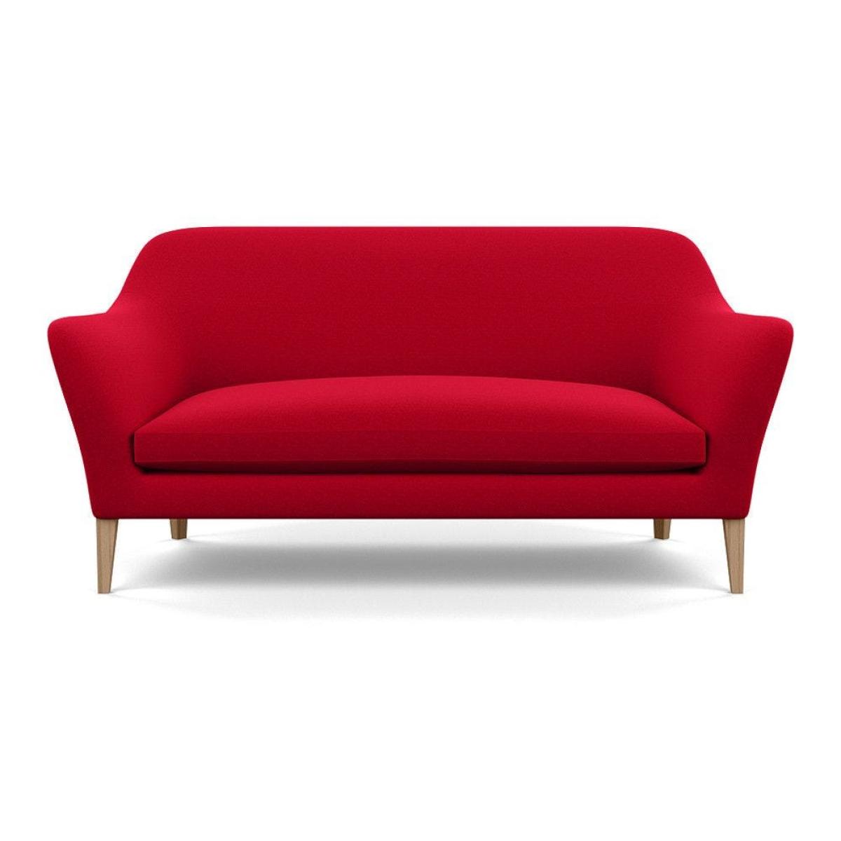 Heal's Wallis 3 Seater Sofa Smart Velvet Dusk Natural Oak Feet – image 9