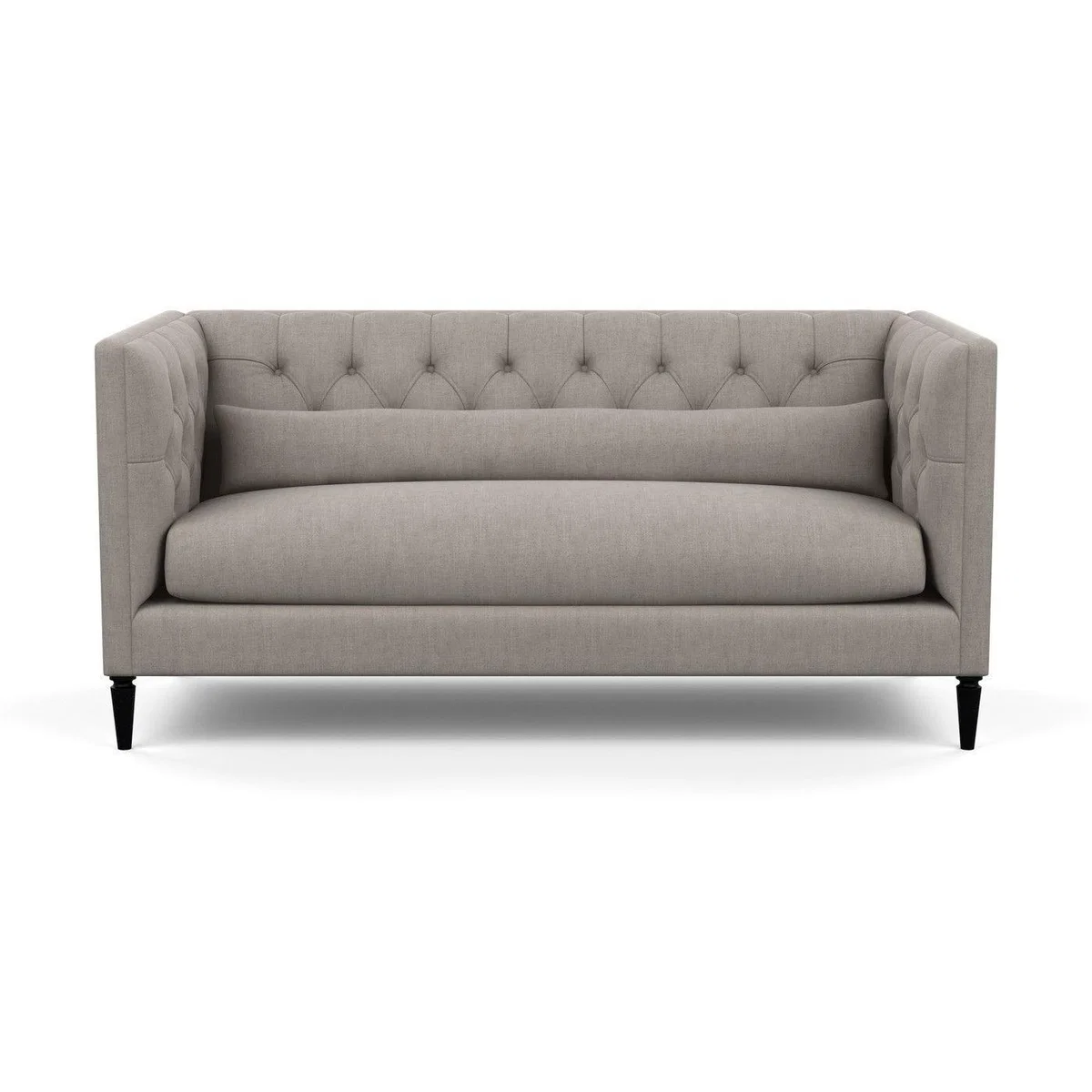 Heal's Balmoral 3 Seater Sofa Smart Linen Mix Duck Egg Walnut Feet - Heal's UK Furniture – image 2
