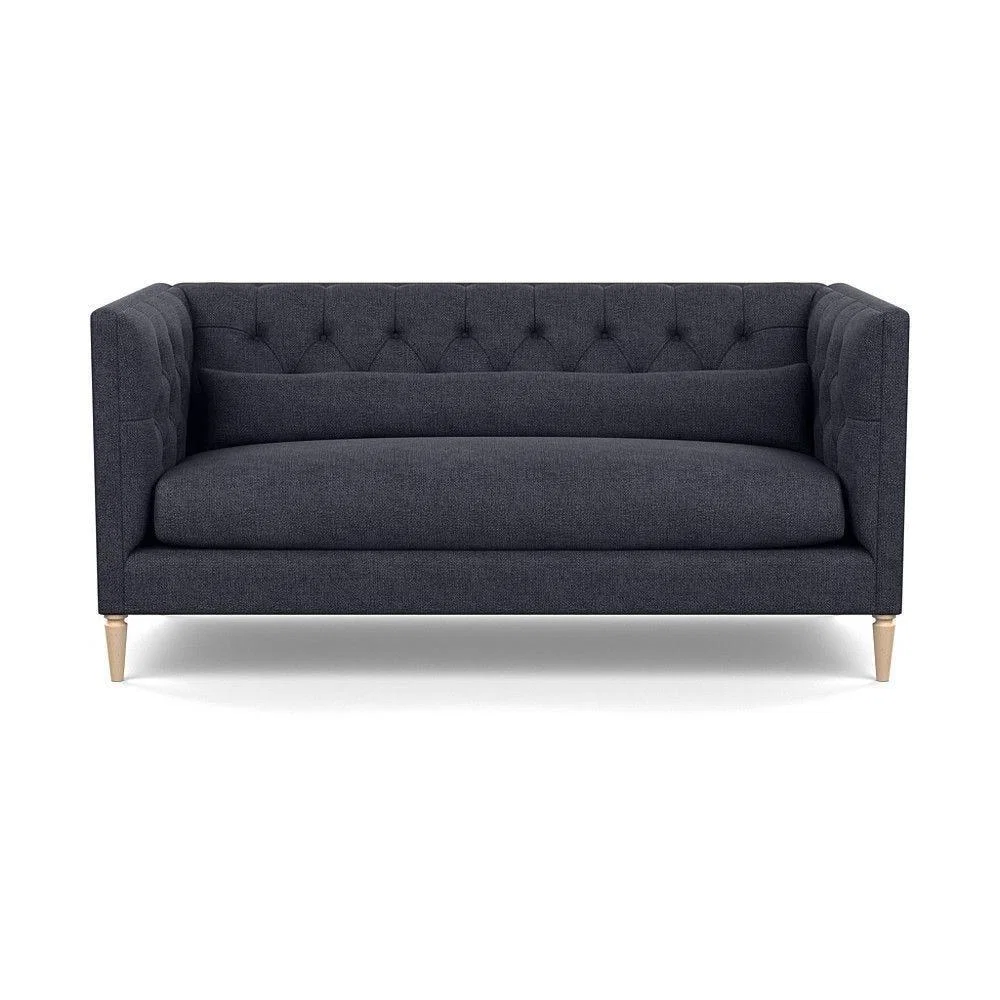 Heal's Balmoral 3 Seater Sofa Smart Linen Mix Duck Egg Walnut Feet - Heal's UK Furniture – image 15