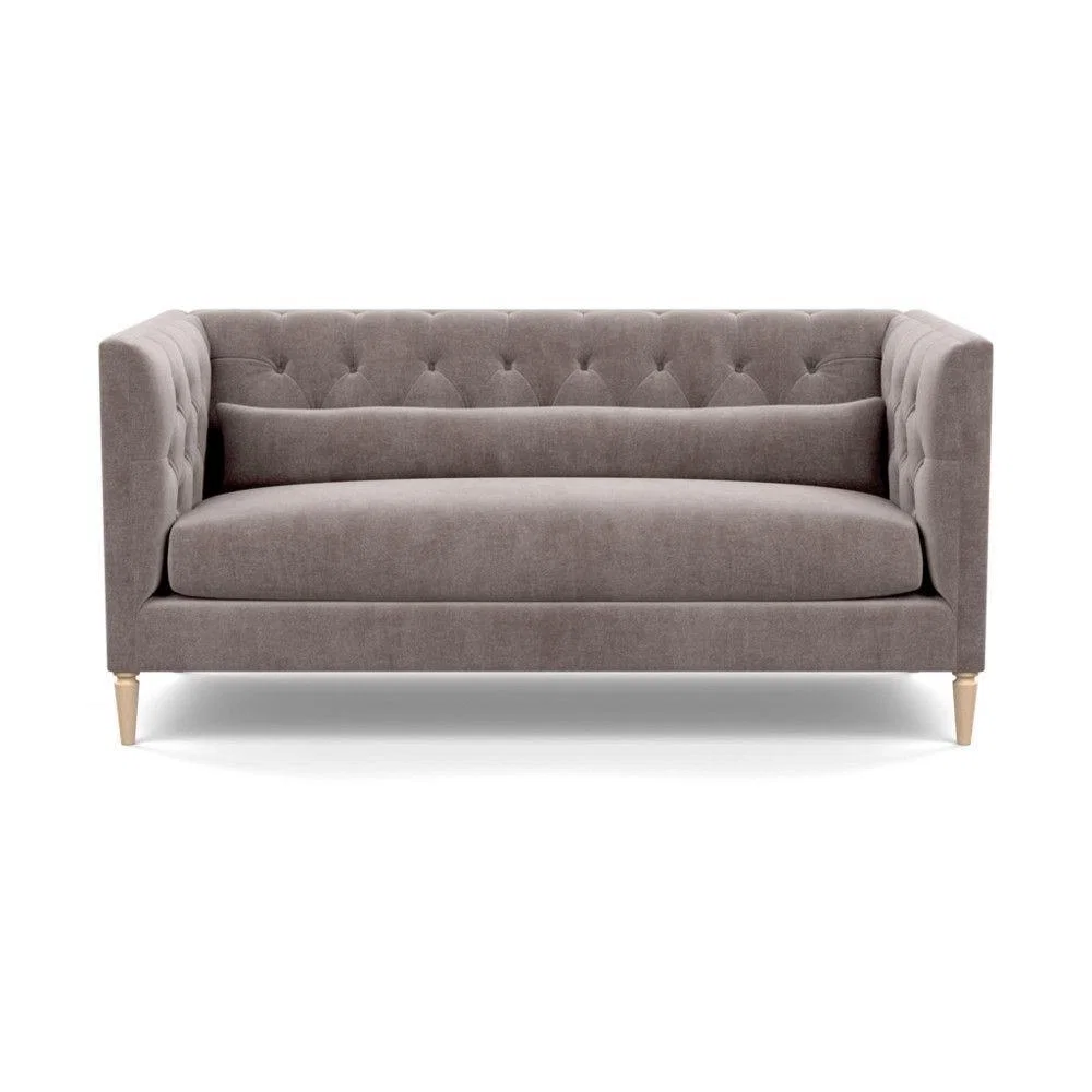 Heal's Balmoral 3 Seater Sofa Smart Linen Mix Duck Egg Walnut Feet - Heal's UK Furniture – image 16