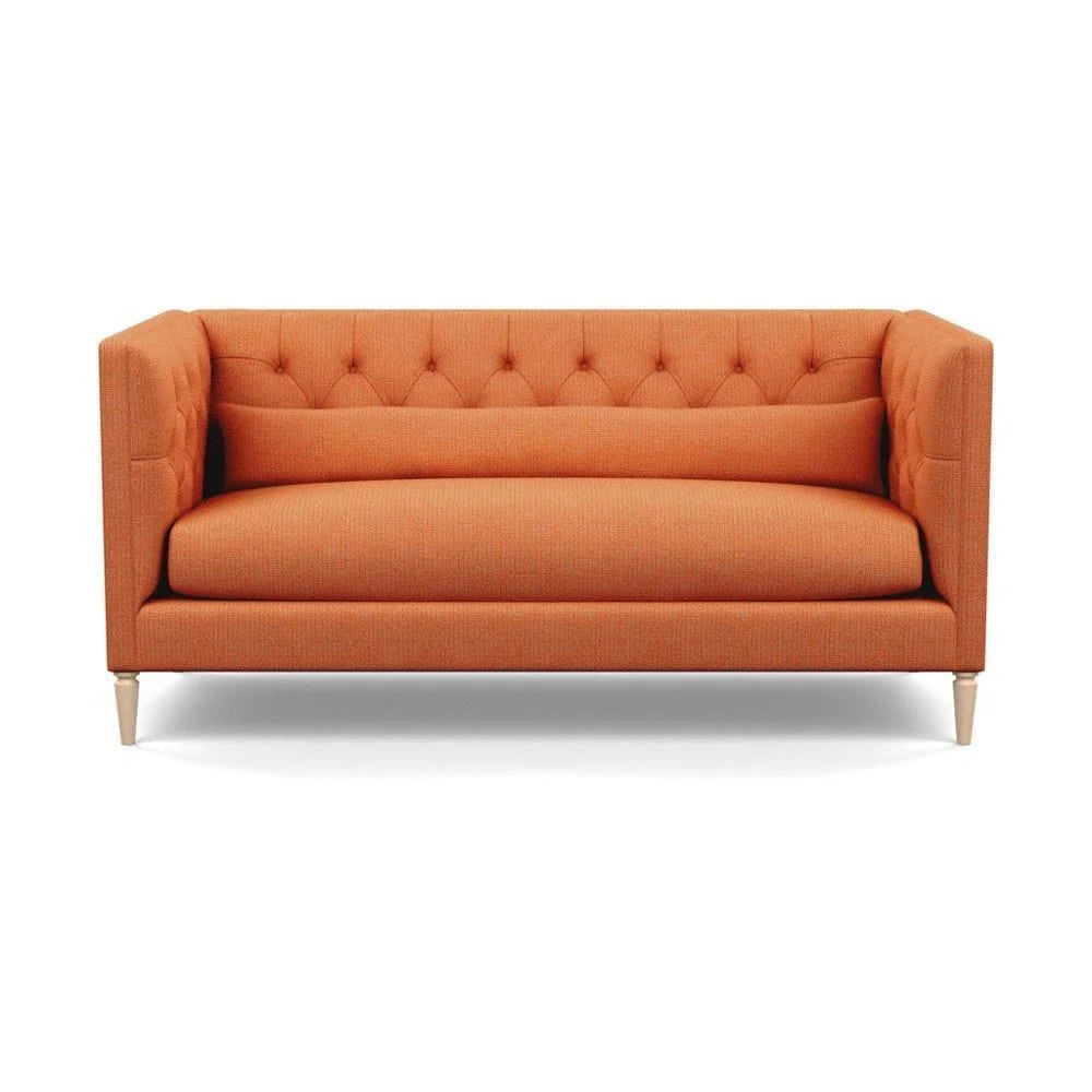 Heal's Balmoral 3 Seater Sofa Smart Linen Mix Duck Egg Walnut Feet - Heal's UK Furniture – image 19