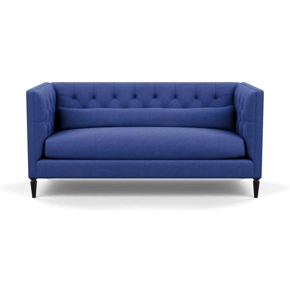 Heal's Balmoral 3 Seater Sofa Smart Linen Mix Duck Egg Walnut Feet - Heal's UK Furniture – image 21