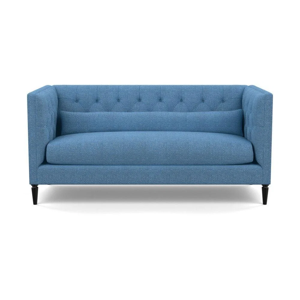 Heal's Balmoral 3 Seater Sofa Smart Linen Mix Duck Egg Walnut Feet - Heal's UK Furniture – image 23