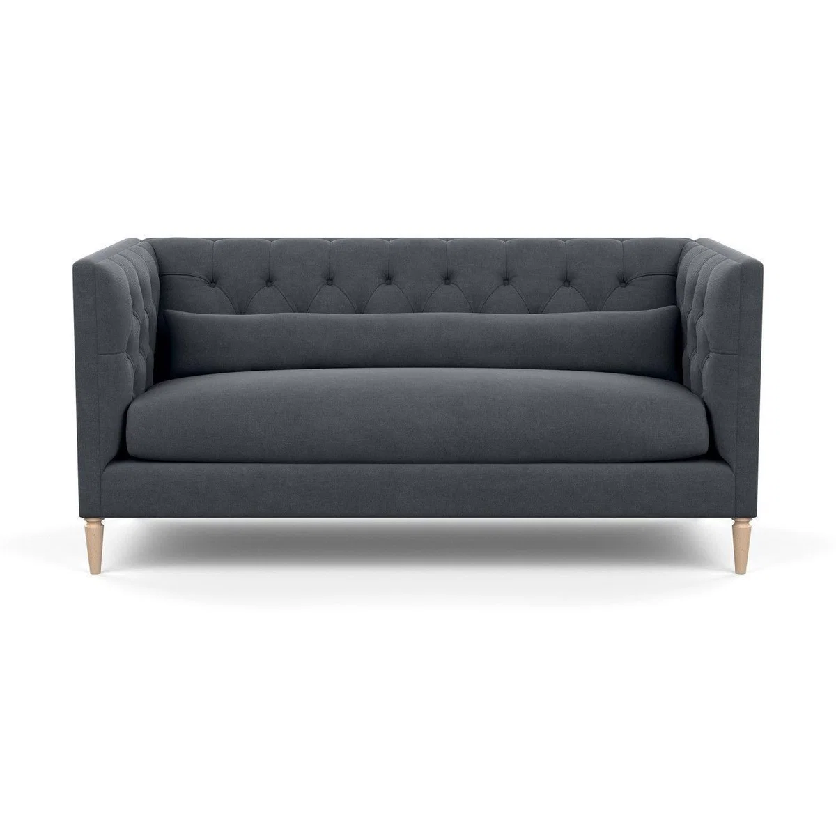 Heal's Balmoral 3 Seater Sofa Smart Linen Mix Duck Egg Walnut Feet - Heal's UK Furniture – image 25