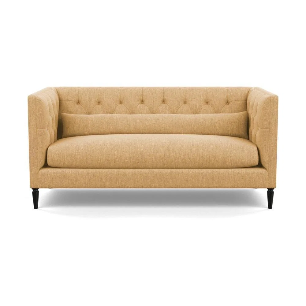 Heal's Balmoral 3 Seater Sofa Smart Linen Mix Duck Egg Walnut Feet - Heal's UK Furniture – image 26
