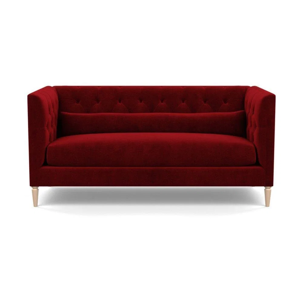Heal's Balmoral 3 Seater Sofa Smart Linen Mix Duck Egg Walnut Feet - Heal's UK Furniture – image 4