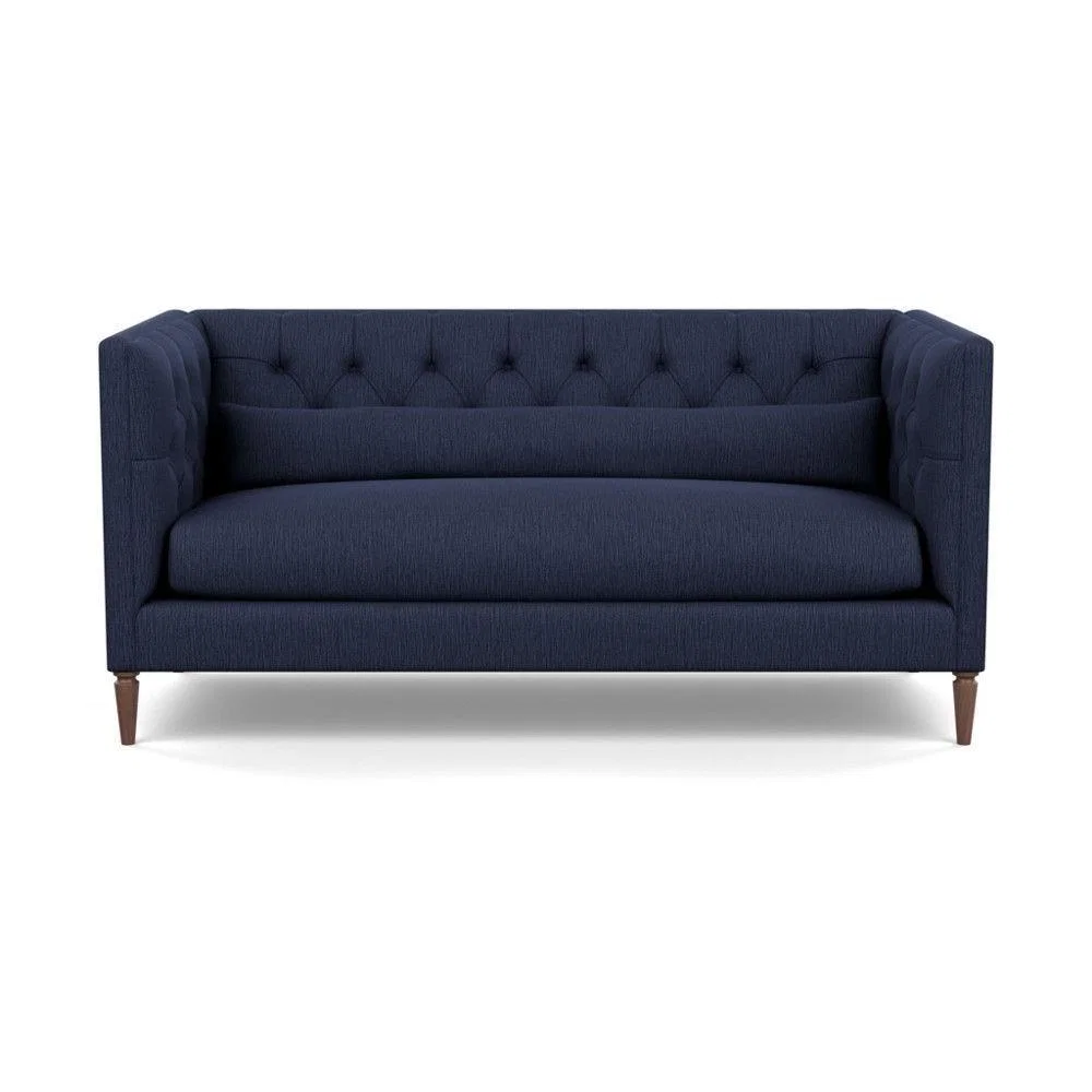 Heal's Balmoral 3 Seater Sofa Smart Linen Mix Duck Egg Walnut Feet - Heal's UK Furniture – image 37