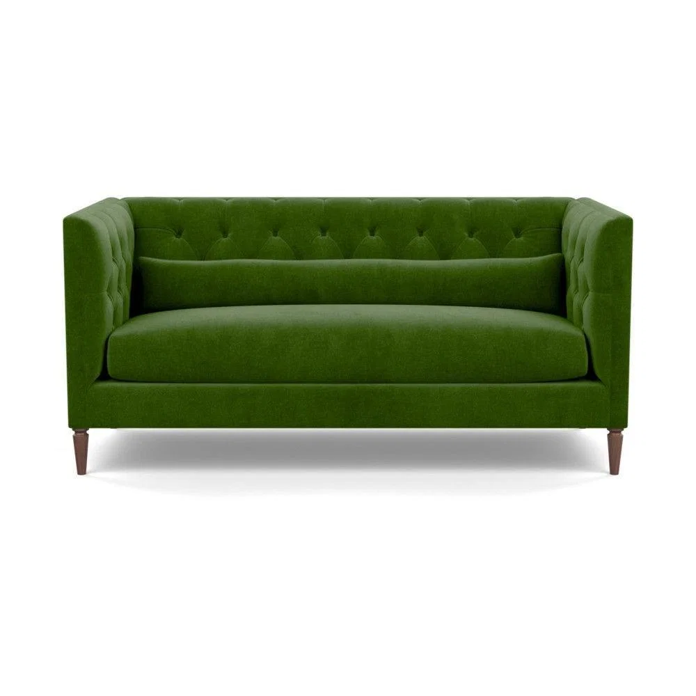 Heal's Balmoral 3 Seater Sofa Smart Linen Mix Duck Egg Walnut Feet - Heal's UK Furniture – image 45