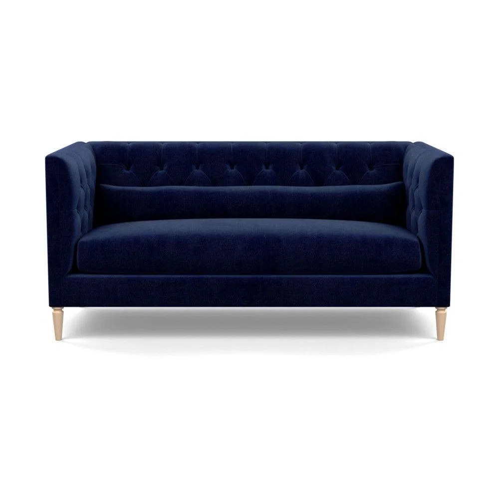 Heal's Balmoral 3 Seater Sofa Smart Linen Mix Duck Egg Walnut Feet - Heal's UK Furniture – image 48