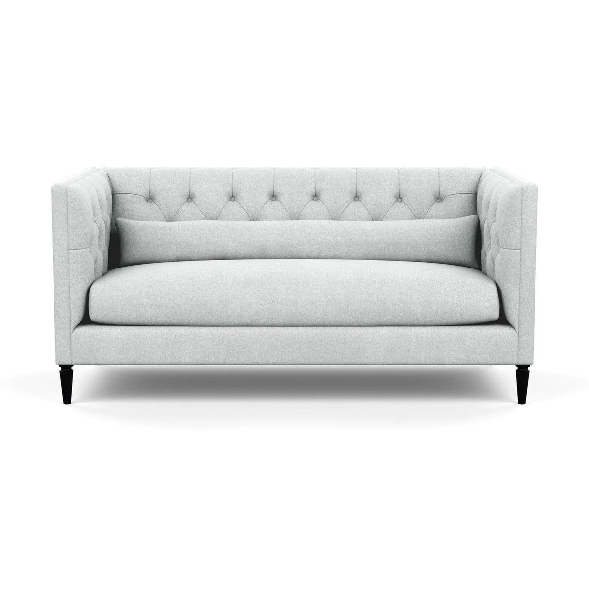 Heal's Balmoral 3 Seater Sofa Smart Linen Mix Duck Egg Walnut Feet - Heal's UK Furniture – image 49