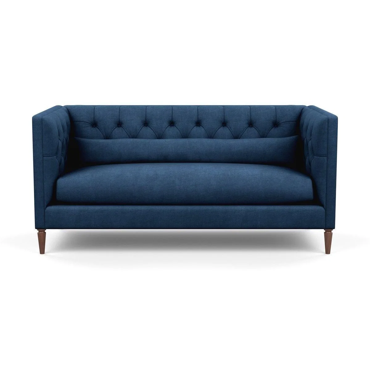 Heal's Balmoral 3 Seater Sofa Smart Linen Mix Duck Egg Walnut Feet - Heal's UK Furniture – image 50