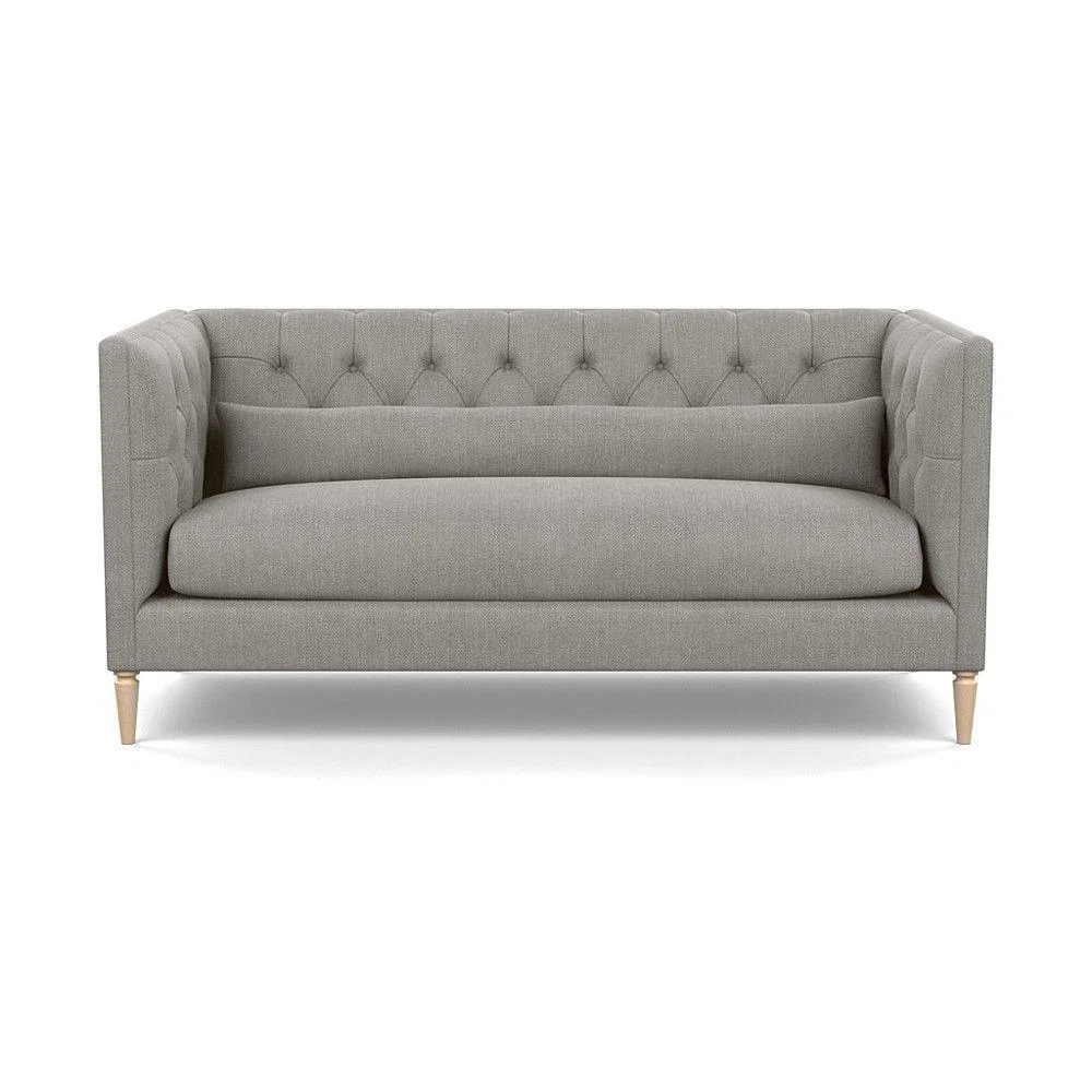 Heal's Balmoral 3 Seater Sofa Smart Linen Mix Duck Egg Walnut Feet - Heal's UK Furniture – image 6