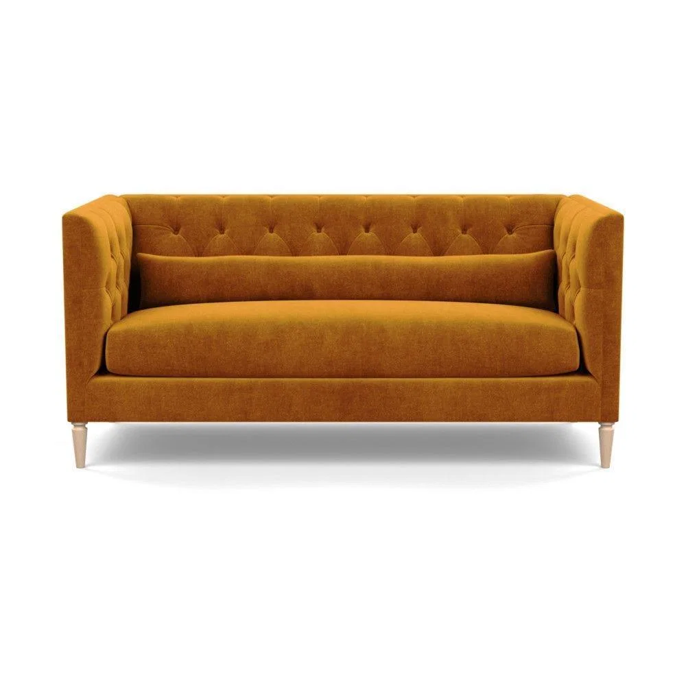 Heal's Balmoral 3 Seater Sofa Smart Linen Mix Duck Egg Walnut Feet - Heal's UK Furniture – image 51