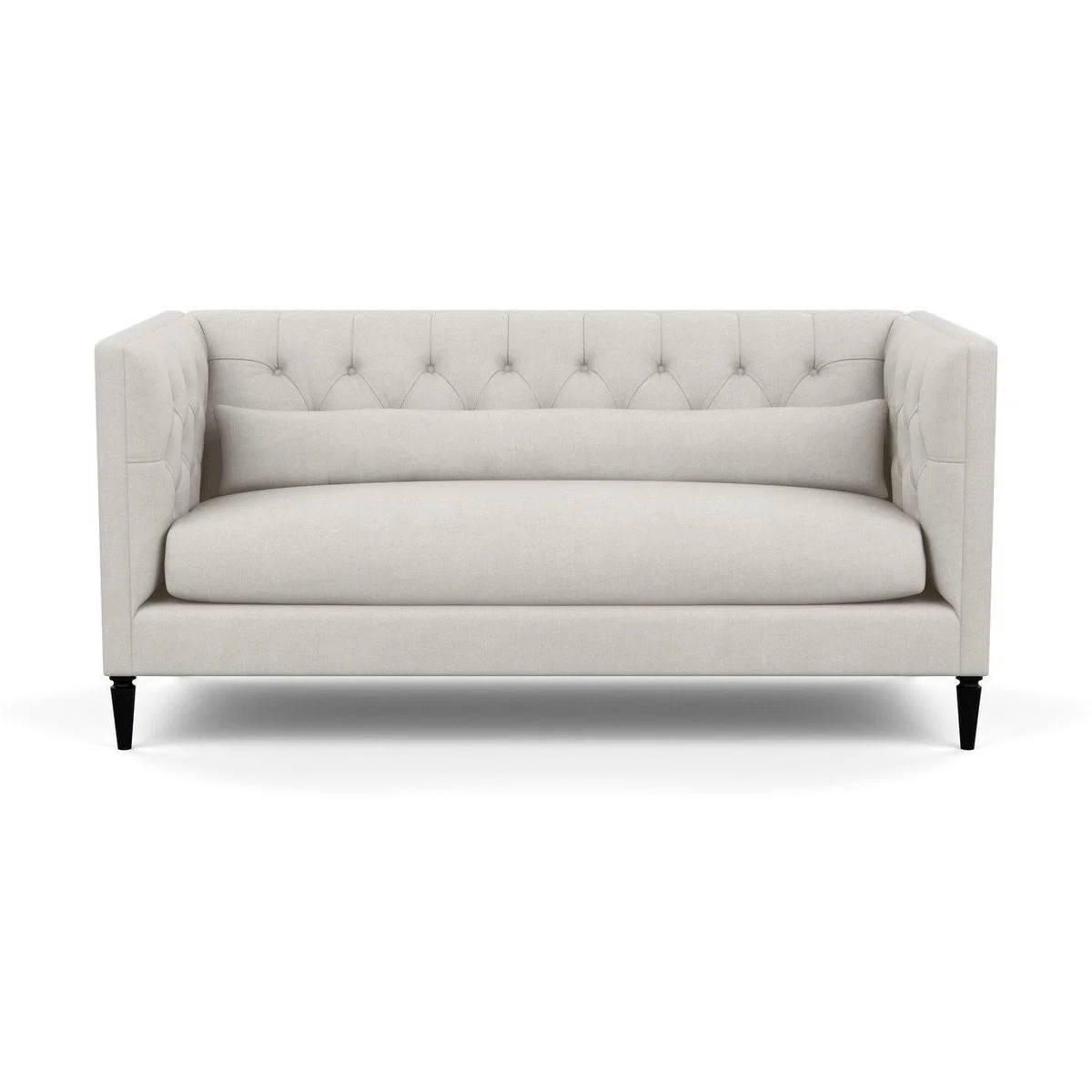 Heal's Balmoral 3 Seater Sofa Smart Linen Mix Duck Egg Walnut Feet - Heal's UK Furniture – image 7